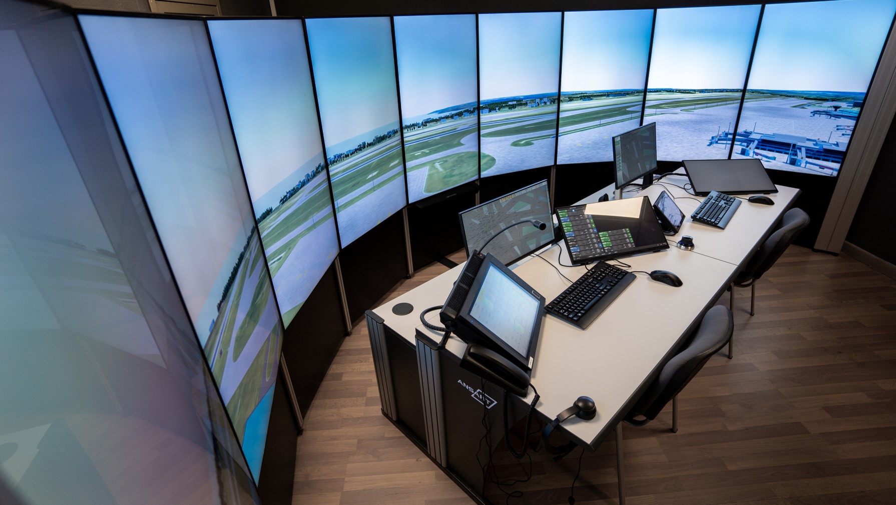 ATC simulator delivered and set up by copperchase 