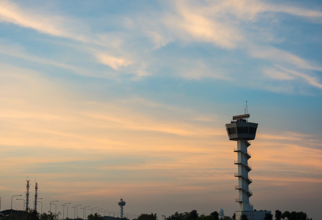 Ait traffic control tower. Ait traffic control tower.