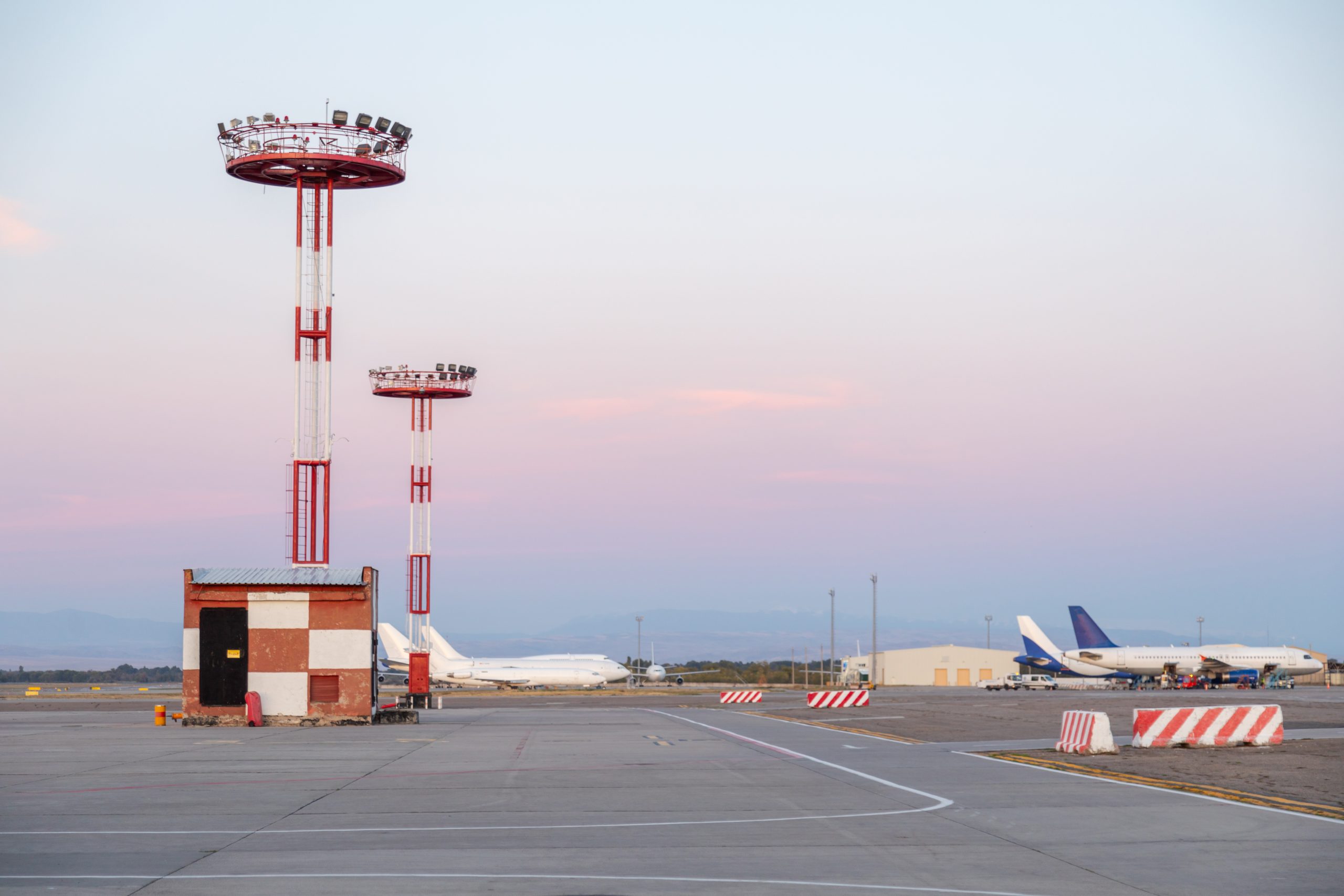 Air traffic control and aviation infrastructure concept representing UK airspace modernisation and future air navigation system upgrades.